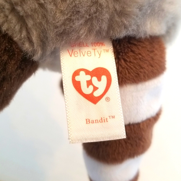 NWT Ty Beanie Boos Bandit The Racoon 2016 - Picture 7 of 9